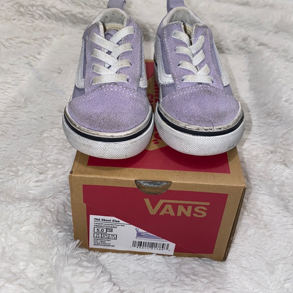 Purple Toddler Vans Size 5